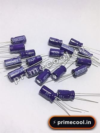 Capacitors 100UF/25V (25PCS) PCB - 100% Pre-Tested Inverter Replacement