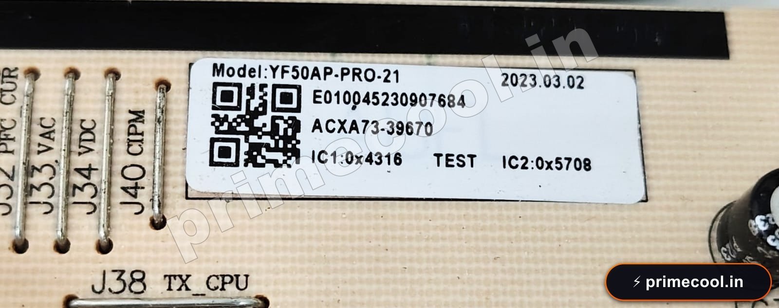 PANASONIC OUTDOOR AC PCB Diagnostic Testing Rig