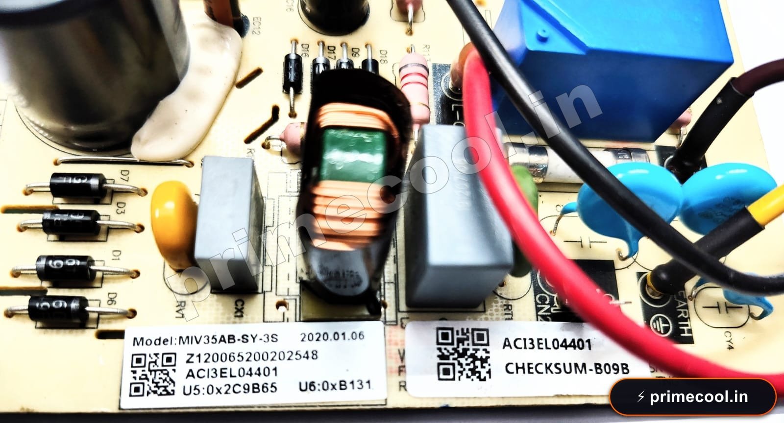 WHIRLPOOL INDOOR AC PCB Diagnostic Testing Rig