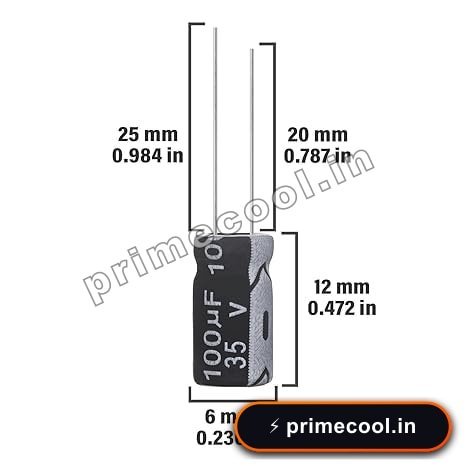 Capacitors 100UF/35V (20PCS) PCB Diagnostic Testing Rig