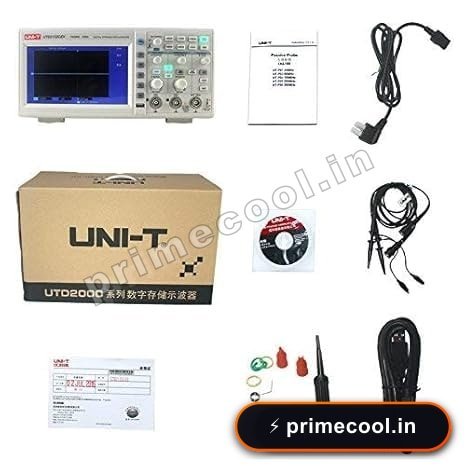 UTD2102CEX+ DSO (DIGITAL STORAGE OSCILLOSCOPE) PCB Diagnostic Testing Rig